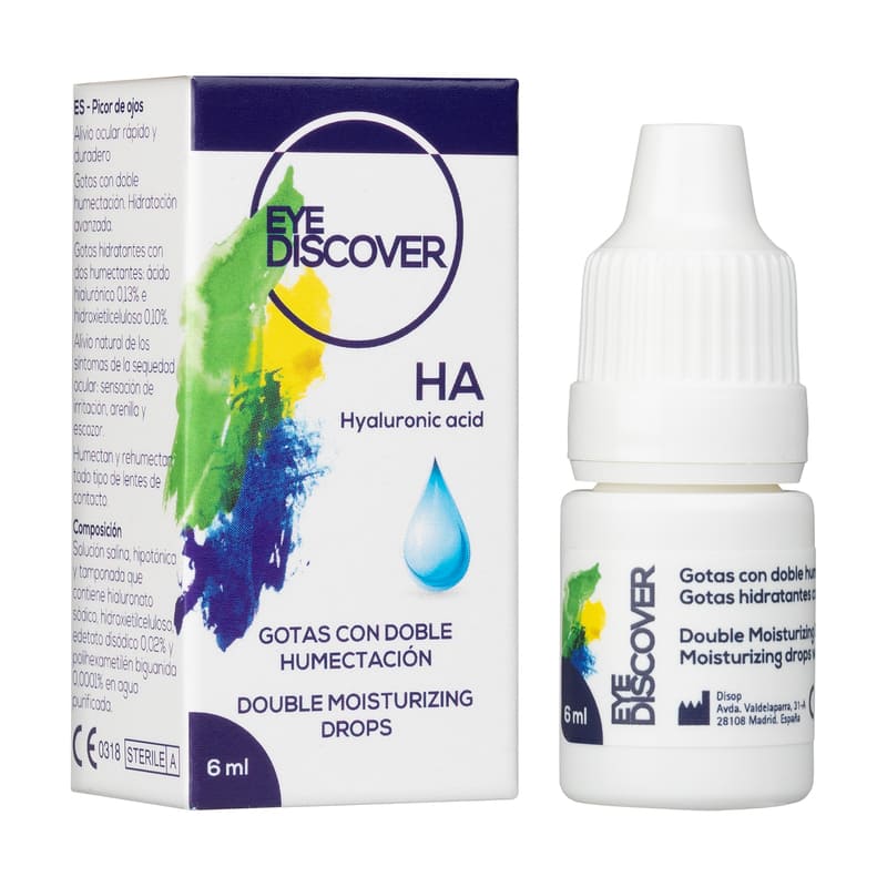 Gotas para ojos secos con ácido hialurónico 6 ml